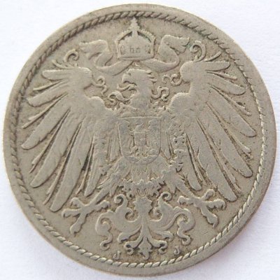  Deutsches Reich 10 Pfennig 1901 J K-N ss   