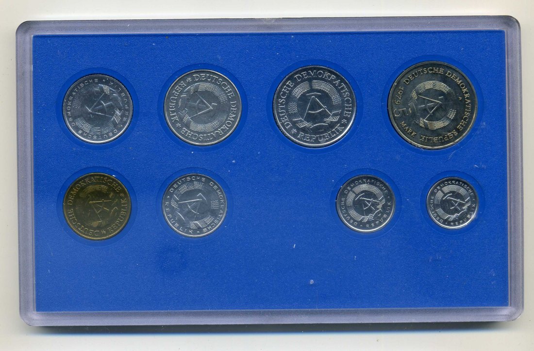  DDR Kursmünzensatz 1979 stempelglanz ovp   
