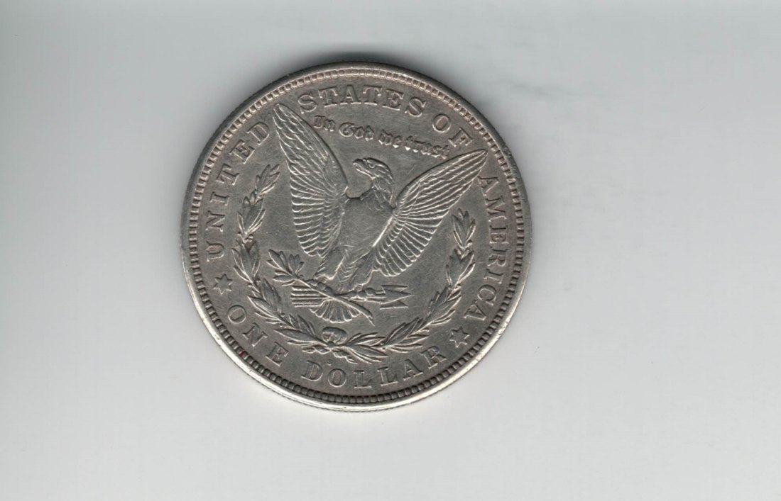  1 Dollar 1921 S Morgan 900 silber USA Spittalgold9800 (5091/3)   