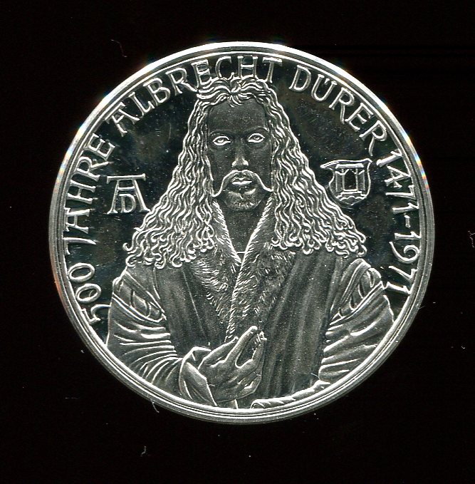 Albrecht Dürer Silbermedaillie 999,9 Ag 15 g PP