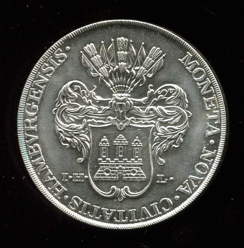  Hamburg um 1730 Silbermedaillie 1000 Ag 30,5 g   