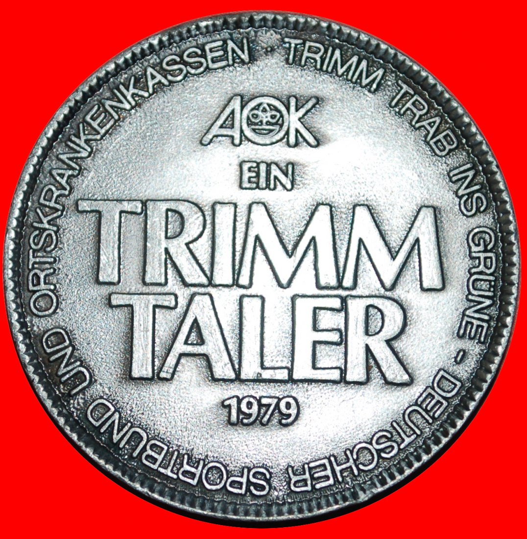  * BRUNSWICK-BLANKENBURG 1729: GERMANY ★ 1 TRIMM THALER 1979! UNCOMMON UNC!  LOW START! ★ NO RESERVE!   