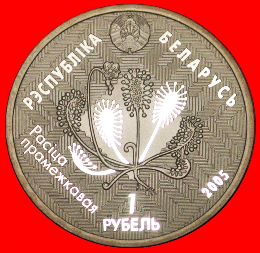  * RARITY kazakhstan:belorussia (ex. the USSR, russia)★1 ROUBLE 2005★OWL★PROOF★LOW START★ NO RESERVE!   