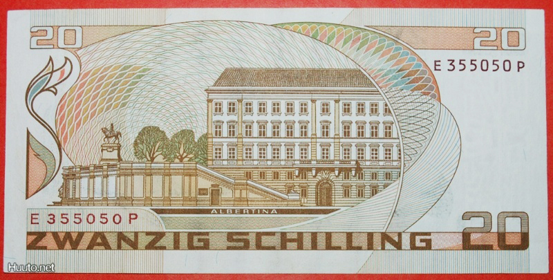  * ALBERTINA ★ ÖSTERREICH ★ 20 SHILLING 1986 uKFR KNACKIG! OHNE VORBEHALT!   