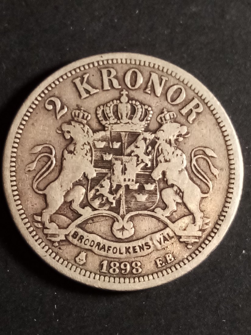  Sweden - 2 Kronen 1898   