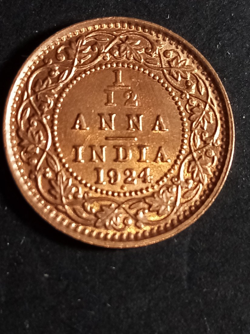  Britisch-Indien - 1/12 Anna 1924   