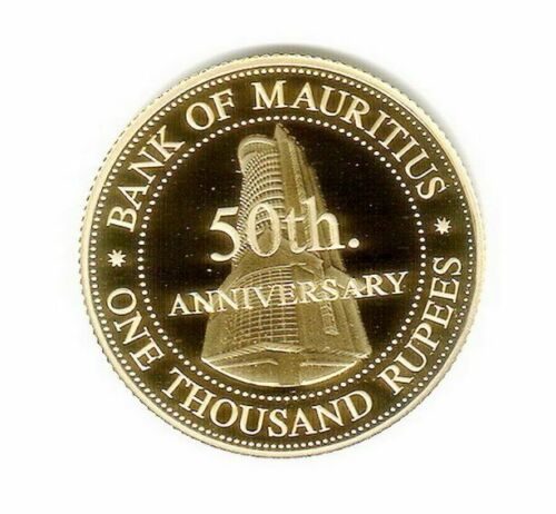  Mauritius 2017 Gold 1000 Rs PP RRR   