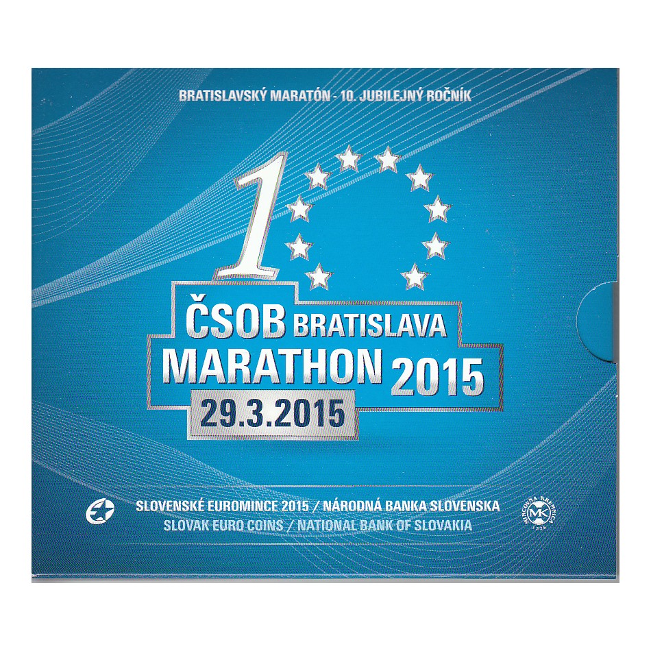  Offiz KMS Slowakei *10 Jahre Marathon von Bratislava* 2015 5M nur im Folder nur 4.000St!   