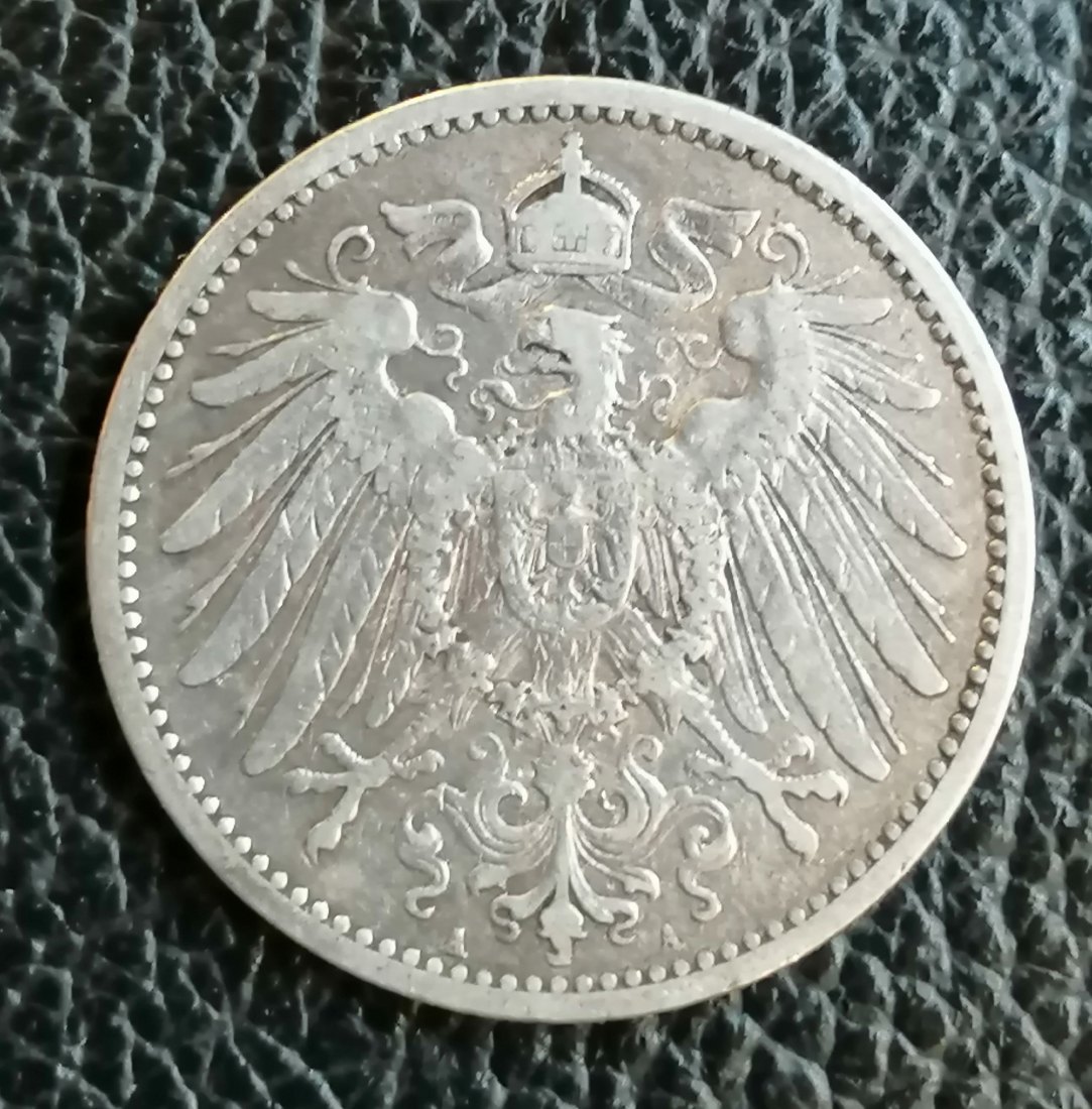  1 Mark 1896 A Silber Jaeger 17 gute Erhaltung XXL Bilder   