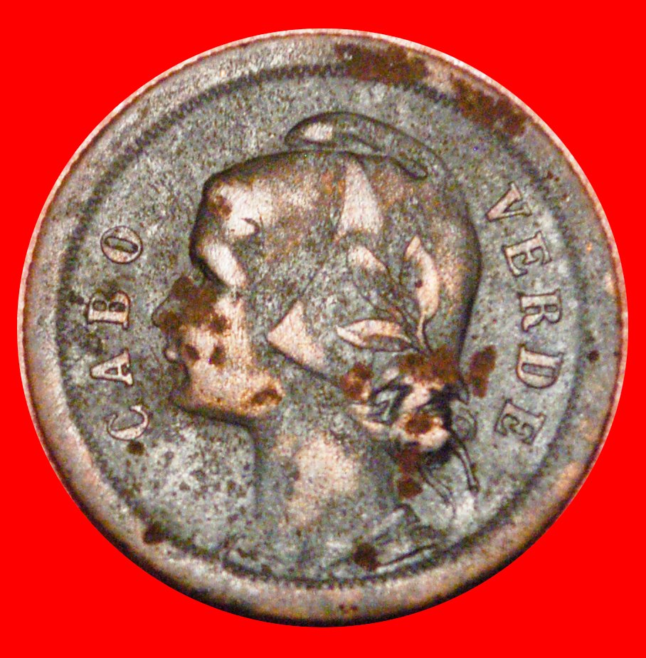 * PORTUGAL: CAPE VERDE ★ 10 CENTAVOS 1930 UNCOMMON! LOW START ★ NO RESERVE!