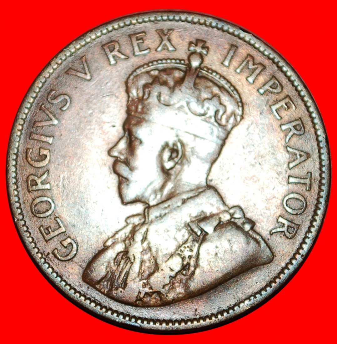  * SHIP (1926-1930): SOUTH AFRICA ★ 1 PENNY 1930! GEORGE V (1911-1936)★LOW START ★ NO RESERVE!   