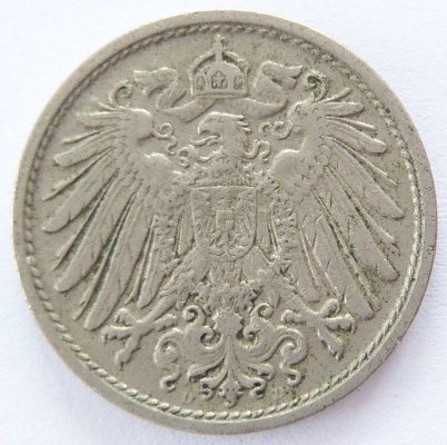  Deutsches Reich 10 Pfennig 1907 D K-N ss   