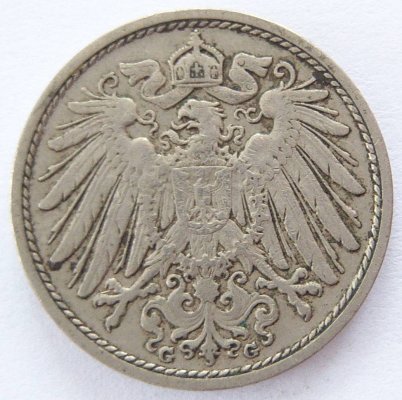  Deutsches Reich 10 Pfennig 1907 G K-N ss   