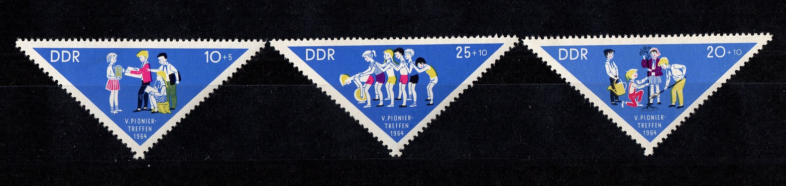  DDR 1964 Mi. 1045-1047 Kompl.Satz **Postfrisch / Mi 10,- €   