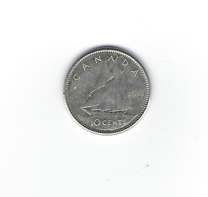 Kanada 10 Cents 1961   