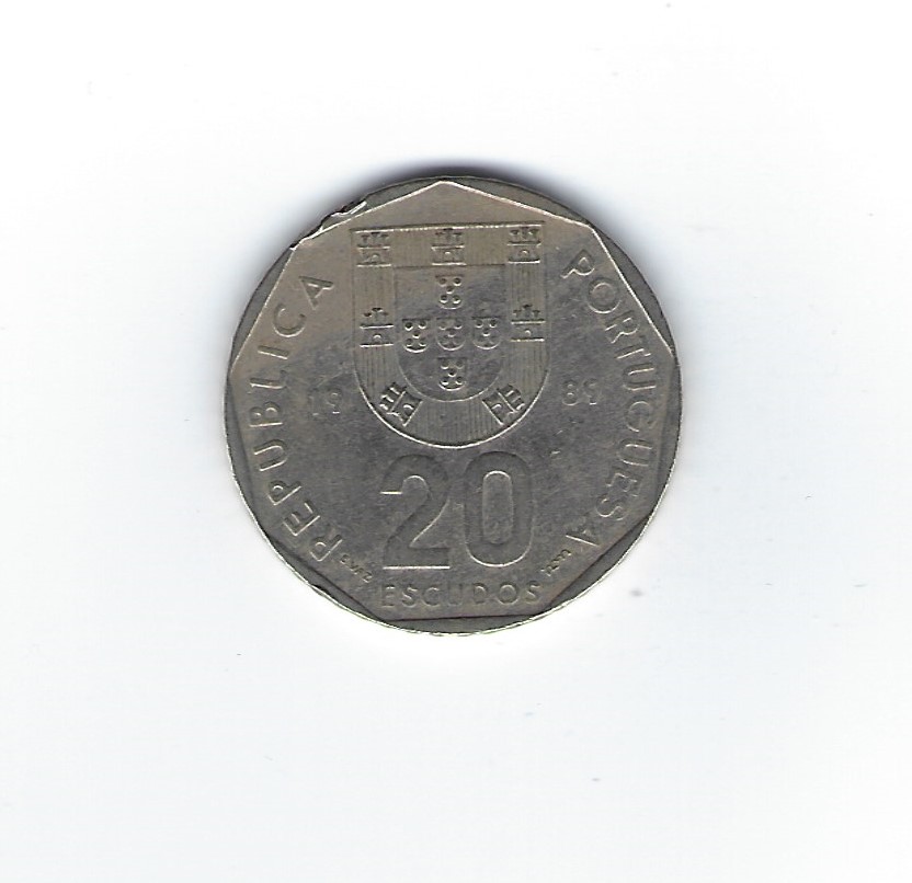  Portugal 20 Escudos 1989   