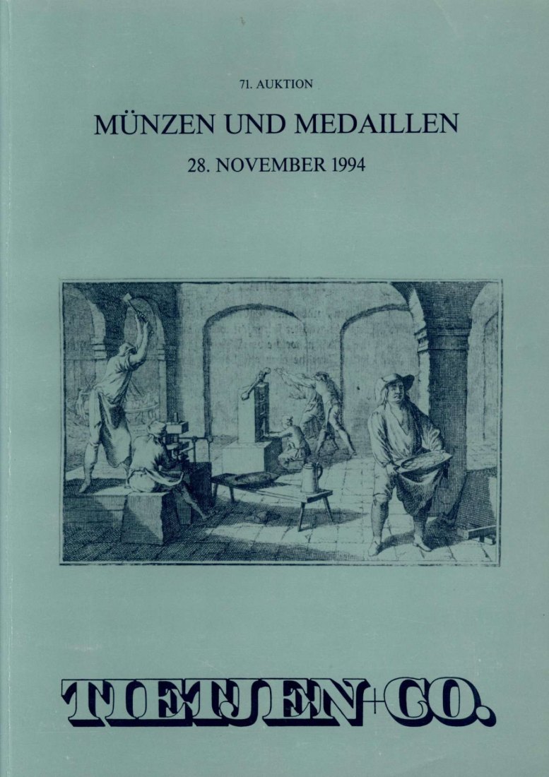  Tietjen (Hamburg) Auktion 71 (1994) Antike bis Neuzeit darunter Sammlung Schauenburg   