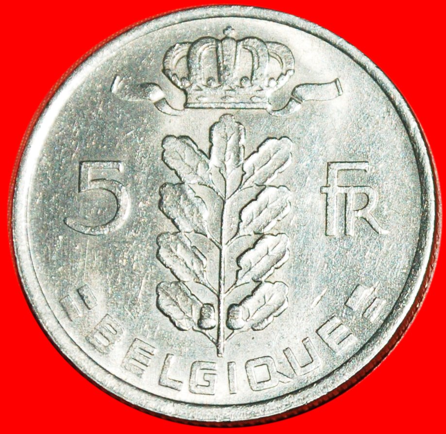  * FRENCH LEGEND★ BELGIUM 5 FRANCS 1974! LOW START ★ NO RESERVE!   