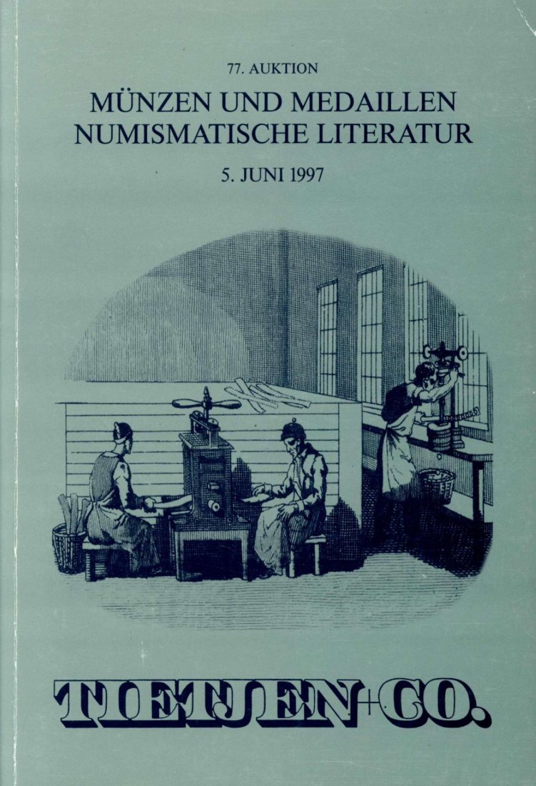  Tietjen (Hamburg) Auktion 77 (1997) ua. Teil 1 der Sammlung Braunschweig - Lüneburg - Hannover   