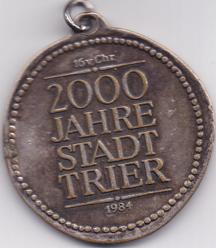  Medaille 2000 JAHRE STADT TRIER   