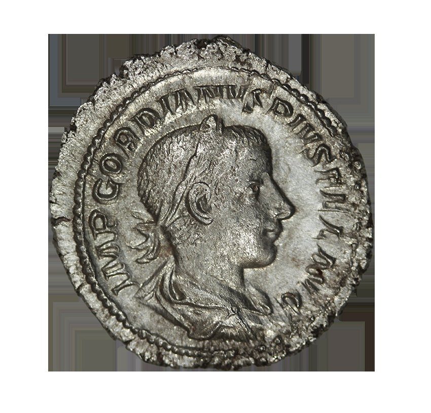 Gordian III 238-244 ,AR Denarius, 2,80g.