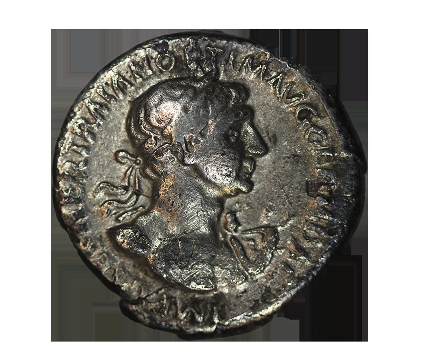  Trajan 112-117 ,AR Denarius, 2,97 g.   