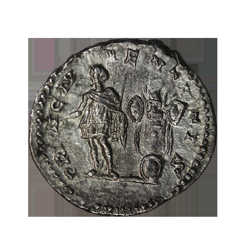  Geta as Caesar 200-202 ,AR Denarius, 3,14 g.   