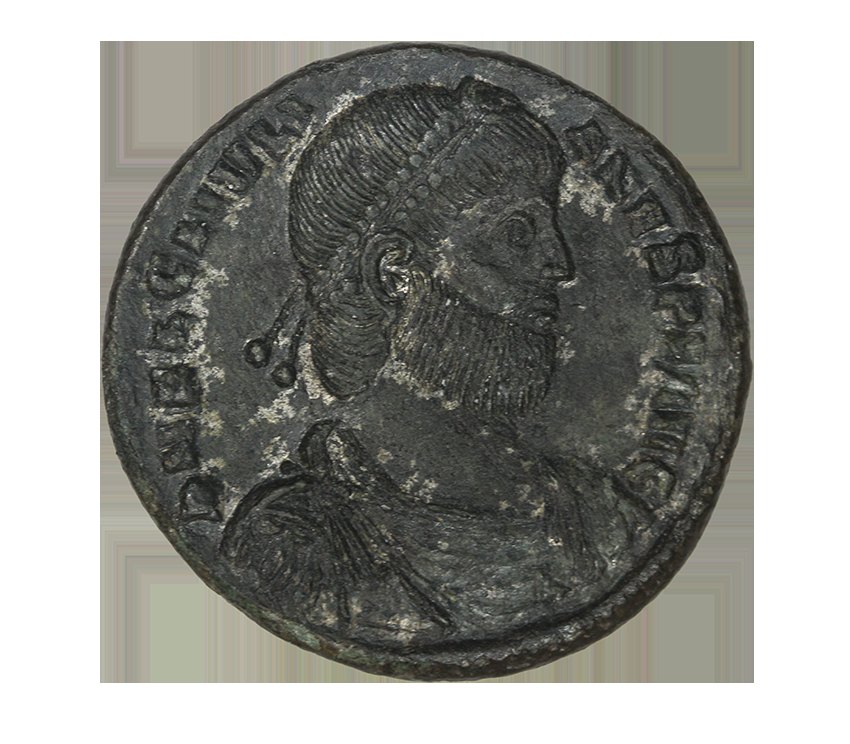 Philip II as Caesar 247-249 ,Deultum,Thrace,AE18 , 2,62 g.,Dolphin