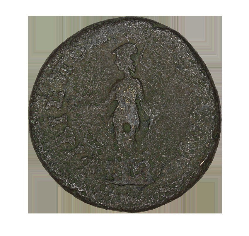  Faustina II 147-175, Philippopolis,Thrace,AE 25 , 10,18 g.   