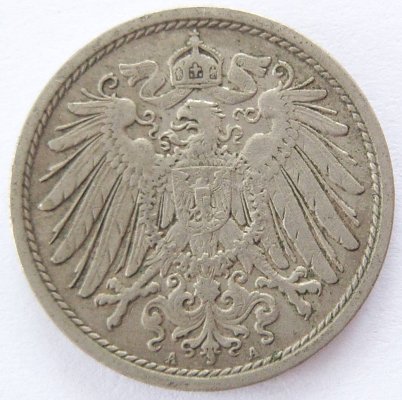  Deutsches Reich 10 Pfennig 1908 A K-N ss-vz   