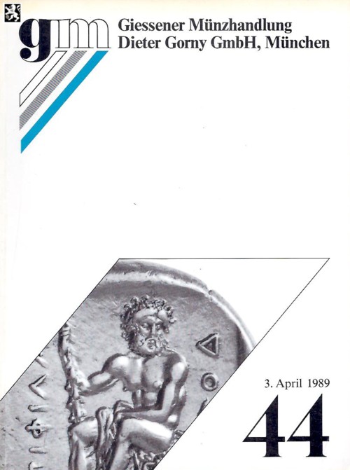  Gorny (München) Auktion 44 (1989) Münzen der Antike   