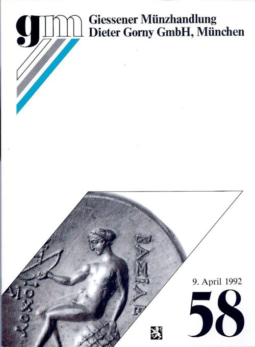  Gorny (München) Auktion 58 (1992) Münzen der Antike   