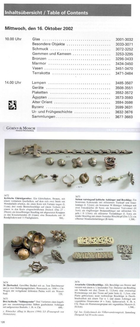  Gorny (München) Auktion 119 (2002) Kunstobjekte der Antike   