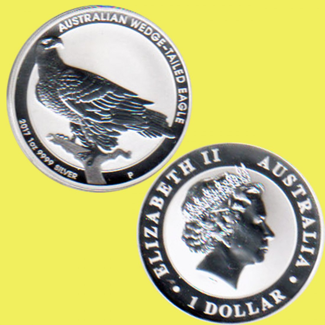  Australien 1$ Silbermünze *Wedge Tailed Eagle* 2017 1oz Silber nur 30.000 Stück!   