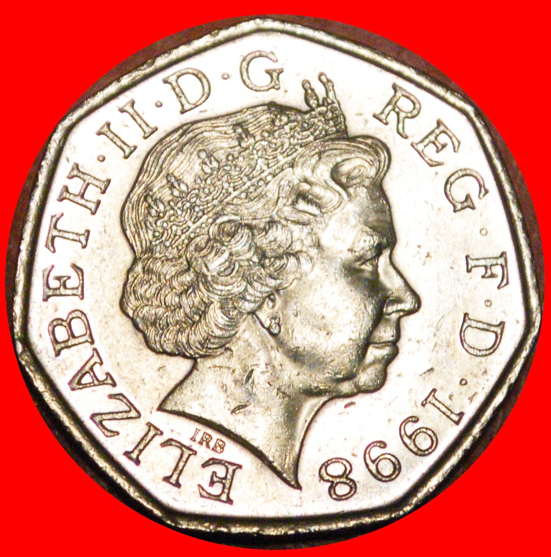  * STERNE (1998-2009): GROSSBRITANNIEN ★ 50 PENCE 1973 1998!★OHNE VORBEHALT!   