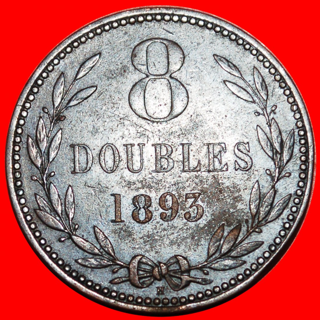  * GREAT BRITAIN 1864-1911:GUERNESEY GUERNSEY★8 DOUBLES 1893H! JUST PUBLISHED★LOW START ★ NO RESERVE!   