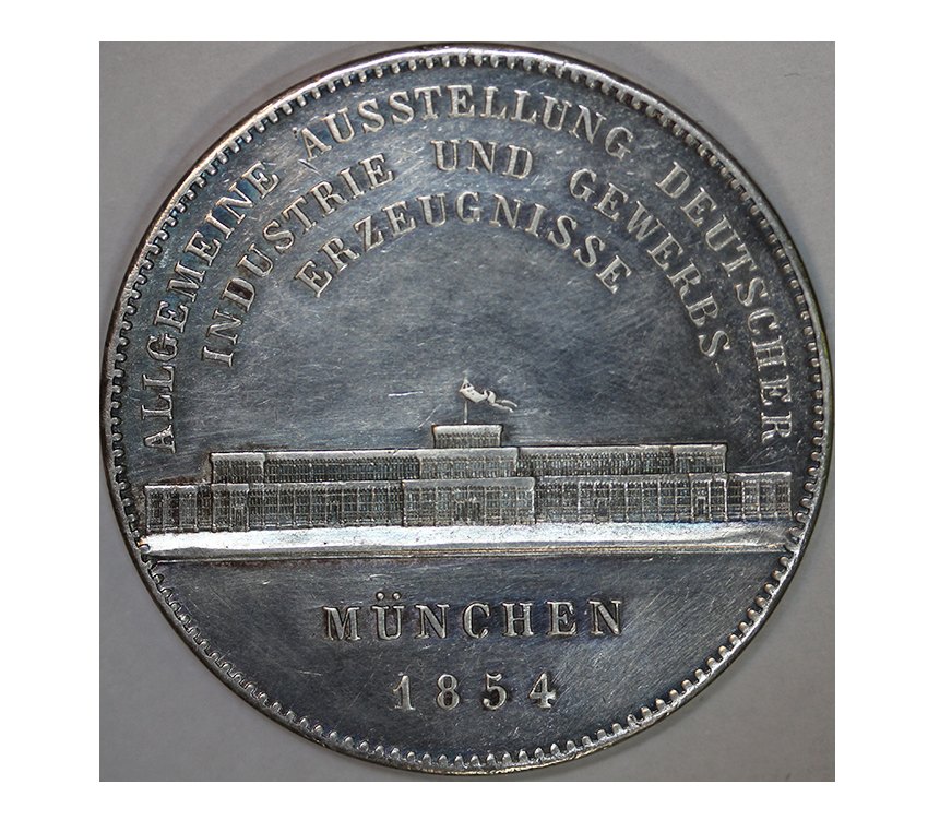 Bayern,Geschichtsdoppeltaler 1854,Ludwig I
