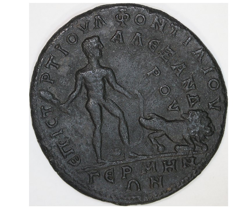 Elagabalus 218-222,Mysien,Germe,AE Medallion ca 41 mm.,35,65 g ,RARE
