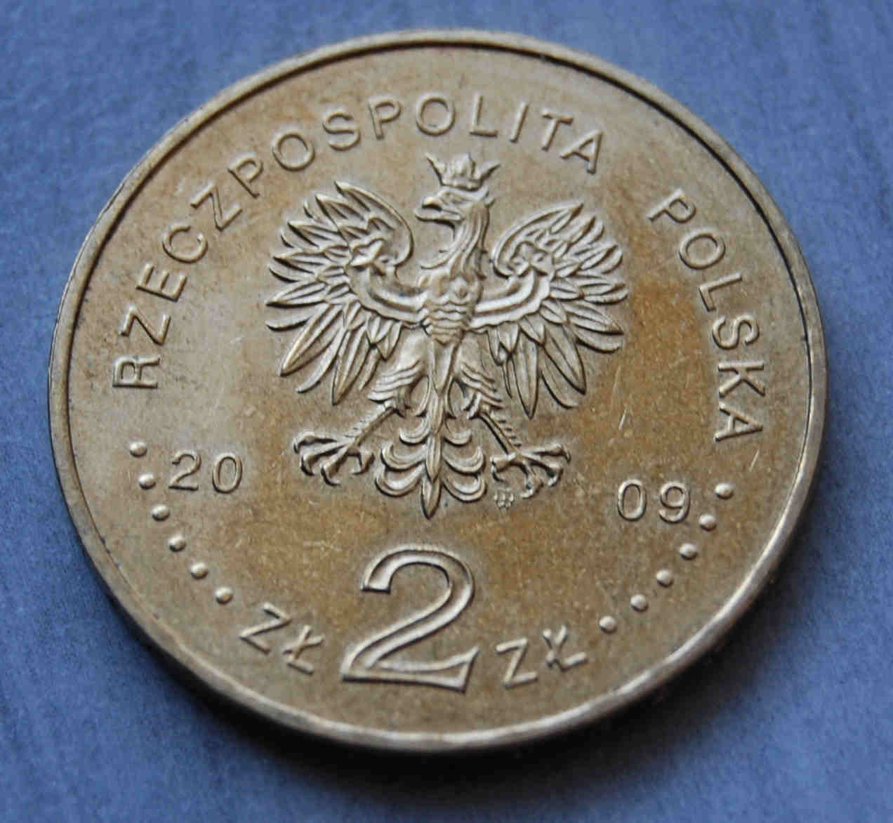  Polen  2 Zloty 2009 Y # 675 stgl. Central Banking   