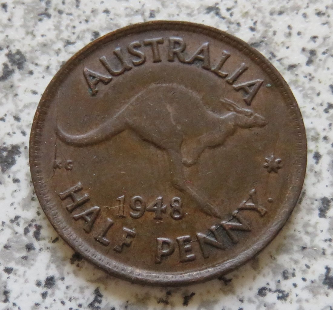  Australien half Penny 1948   