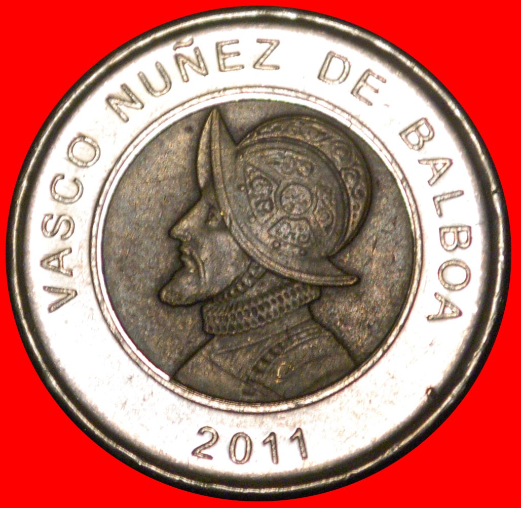 * CANADA (2011-2019): PANAMA ★ 1 BALBOA 2011 9 STARS! de Balboa (1475-1519) ★LOW START ★ NO RESERVE!