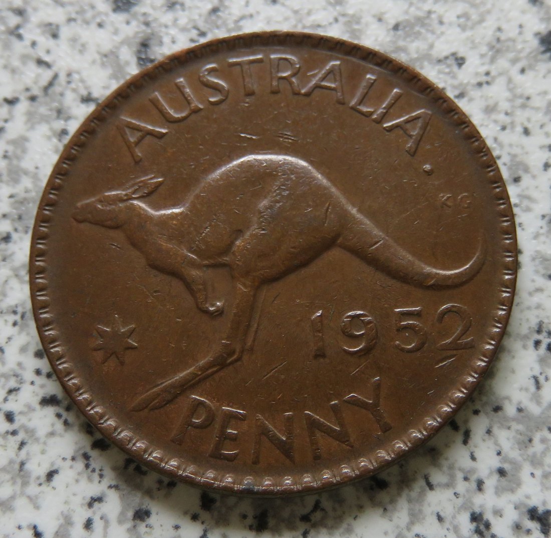  Australien One Penny 1952 (One Penny 1952) (George VI., 1937 - 1952)   