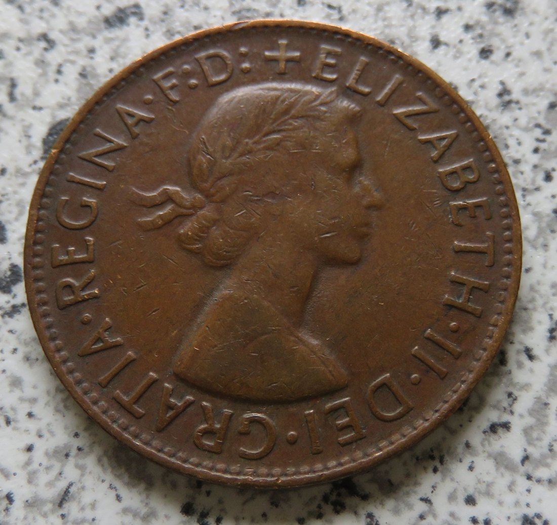  Australien One Penny 1960 (Penny Punkt) (Elisabeth II., 1953 - 1964)   