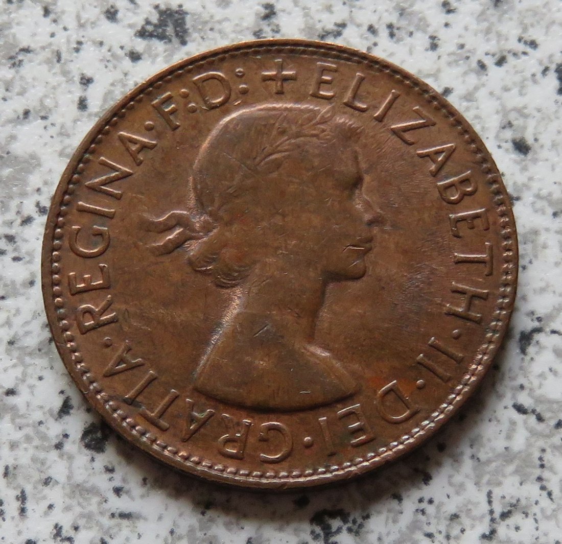  Australien One Penny 1961 (Penny Punkt) (Elisabeth II., 1953 - 1964)   