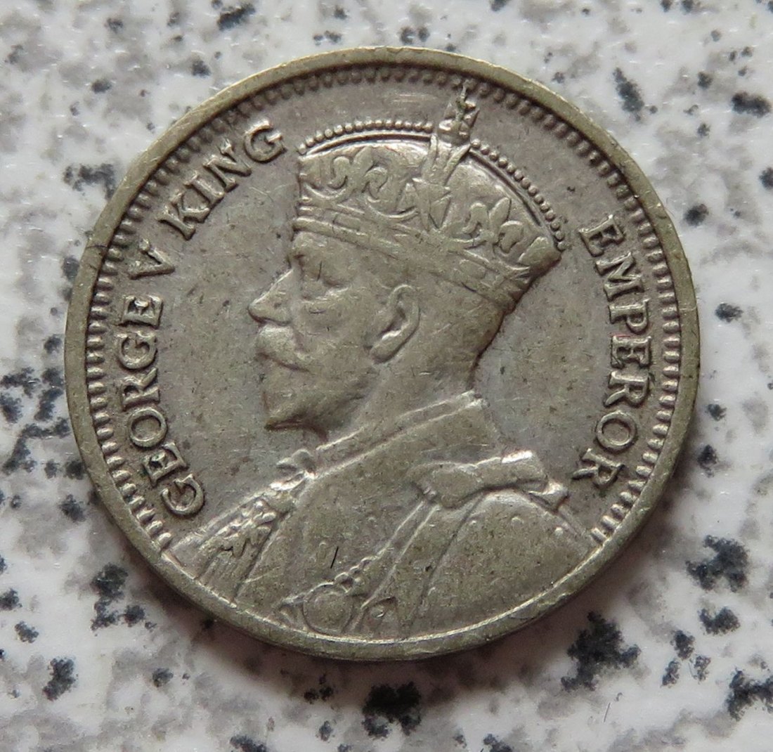  Neuseeland 3 Pence 1934   