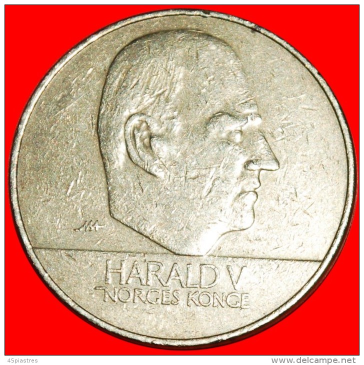  Ⰶ SHIP (1994-2009): NORWAY ★ 20 CROWNS 1994 TYPE A! HARALD V (1991-)   LOW START ★ NO RESERVE!   