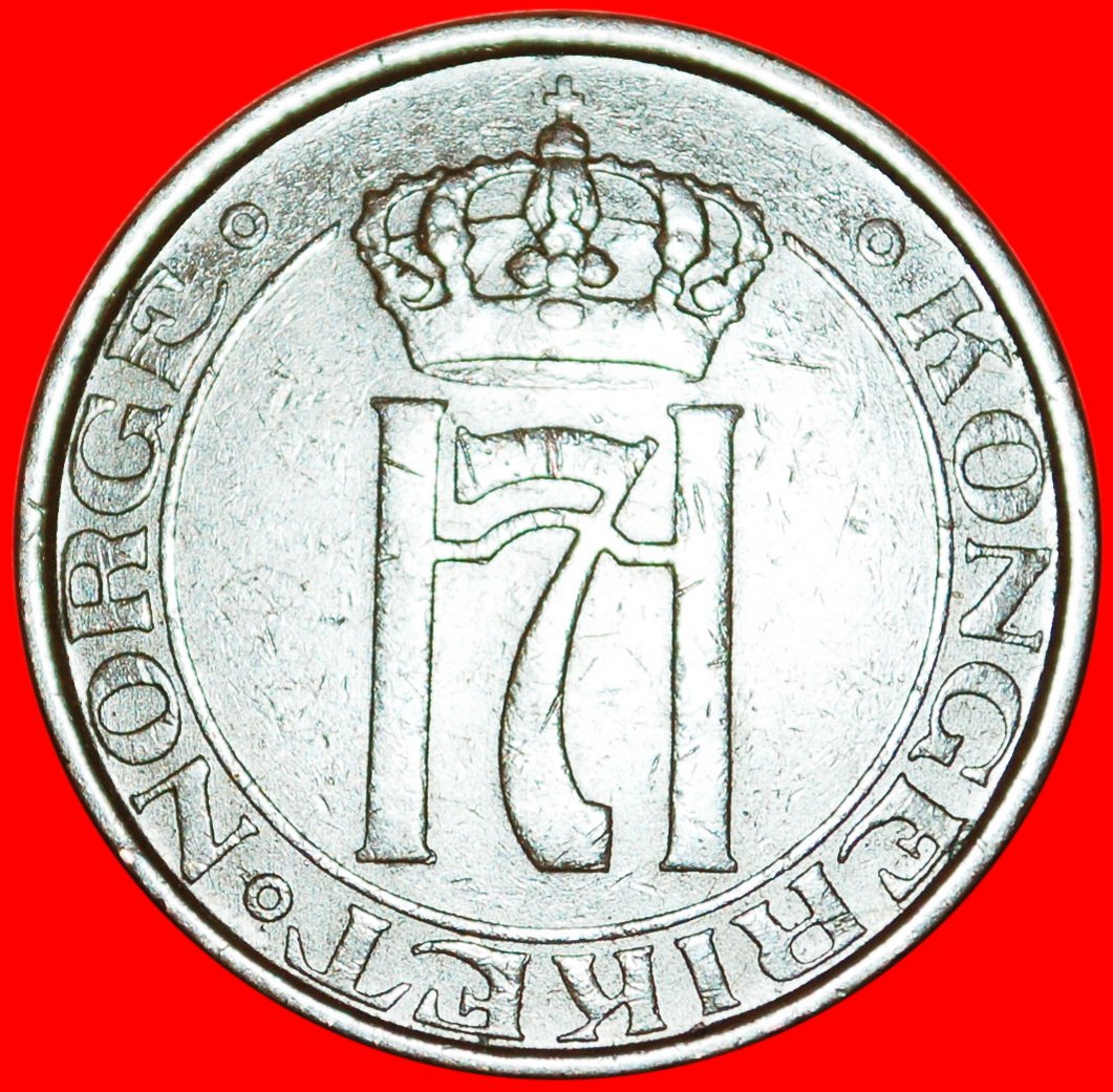  Ⰶ 3 ROSES (1908-1952): NORWAY ★ 5 ORE 1932 KEY DATE! HAAKON VII (1905-1957)! LOW START ★ NO RESERVE!   