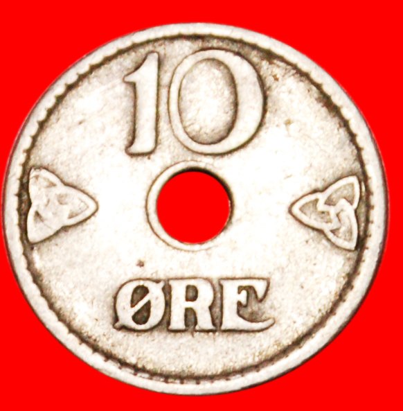  * KRONE (1924-1951): NORWEGEN ★ 10 OERE 1924! HAAKON VII. (1905-1957)! OHNE VORBEHALT!   