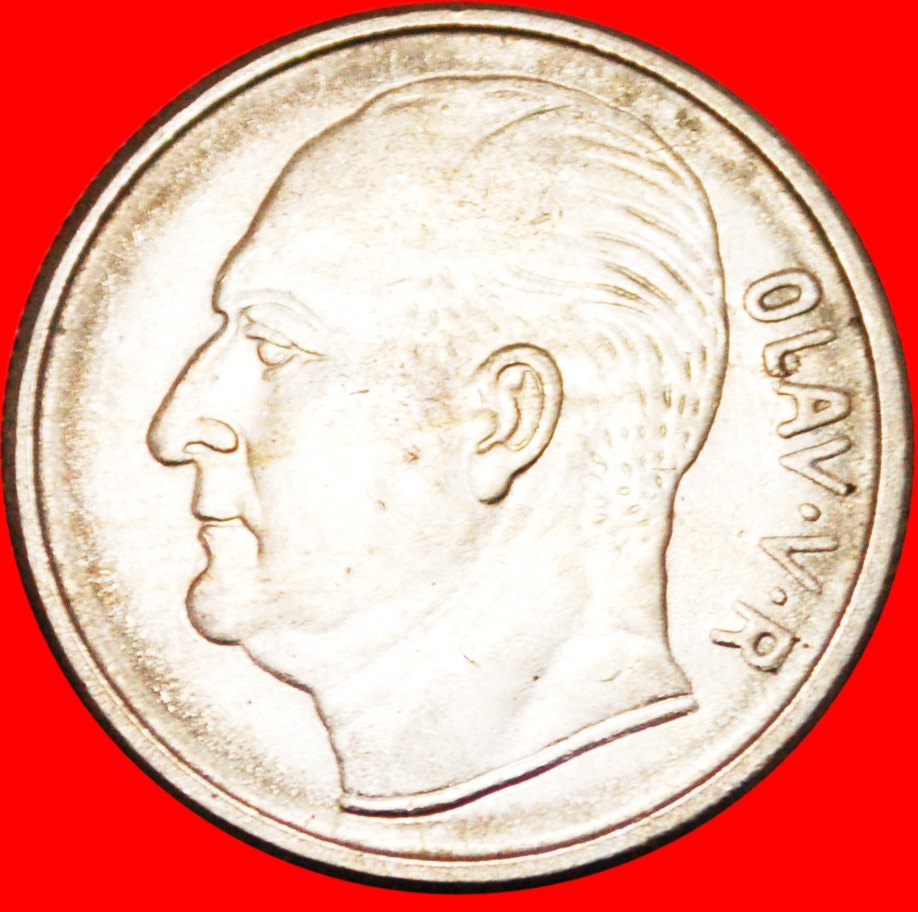  Ⰶ HORSE (1958-1973): NORWAY ★ 1 CROWN 1967! OLAV V (1957-1991) LOW START ★ NO RESERVE!   