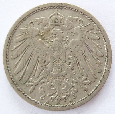  Deutsches Reich 10 Pfennig 1910 A K-N ss   